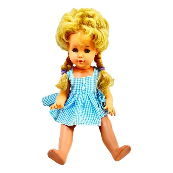 Schildkrot Crier Doll 18 in Blonde 44 Turtle Mark W Germany Plastic Working - Picture 3 of 16